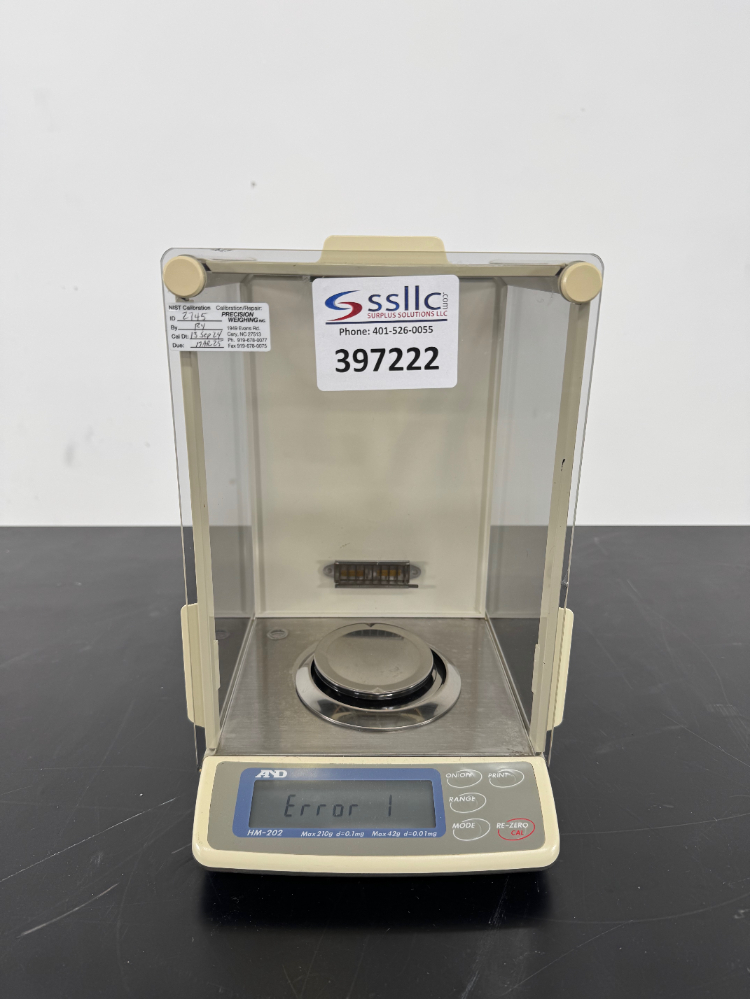 Image of And HM-202 Analytical Scale